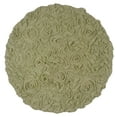 thumbnail image 6 of Home Weavers Bell Flower Collection Bathroom Rug 100% Cotton Tufted Round Shape Bathroom Rug, Soft Absorbent Bath Rugs, Non-Slip Bath Rug, Machine Washable Bath Mats for Bathroom- 30" Round, Green, 6 of 9