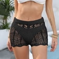 thumbnail image 4 of Shorts for Women, Women's Swim Shorts Waistband Swimsuit Bottom Board Shorts Lace Hollow Swimming, 4 of 6