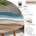 thumbnail image 3 of Teal Brown Ombre Round Tablecloth for 36-44 Inch Tables, Fitted Table Cover with Elastic Edge, Modern Abstract Moire Aesthetics Waterproof Outdoor Table Cloth Protector for Patio Garden Dinner Picnic, 3 of 9