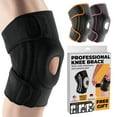 thumbnail image 1 of Rodillera DR. BRACE ELITE con estabilizadores laterales y almohadillas de gel para rótula, para un máximo soporte contra el dolor de rodilla y una rápida recuperación para hombres y mujeres. Consulte, 1 of 5