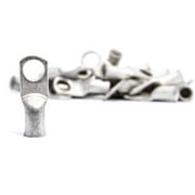 LUG #3/8, 4 GA TIN PLATED COPPER 25/BAG, UL