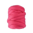 thumbnail image 1 of Hilo grueso de 250 g, hilo voluminoso de 11 a 13 m de grosor, lavable, para tejer a mano. Rosa roja, 1 of 9