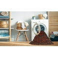 thumbnail image 2 of Ahgly Company Machine Washable Indoor Square Traditional Dark Red Area Rugs, 8' Square, 2 of 7