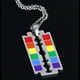 thumbnail image 4 of Collar de orgullo LGBT Zulema con colgante de acero titanio 20 pulgadas, 4 of 8