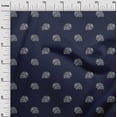 thumbnail image 2 of oneOone Silk Tabby Fabric Elephant Block Print Fabric By Yard 42 Inch Wide, 2 of 4