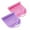 Purple, Pink, variant on Homirary Exfoliating Elastic Bath Towel, Double-sided Exfoliating Bath Towel, Effectively Lathers and Locks in Lather, Removes Dirt Without Damaging Skin, 2pcs