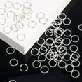 thumbnail image 7 of Alexcraft 300Pcs Open Jump Rings, 10mm Jump Rings Jewelry Making Set, Silver Plated Jewelry Finding Supplies Small Lobster Clasps for Necklaces Bracelet Chains Connector, 7 of 7