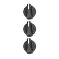 thumbnail image 4 of Black Control Knobs, Control Knob Durable Palstic 3 Pieces  For Old And Broken One For Ram B-Van 1998-2003, 4 of 8