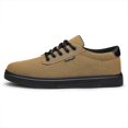 thumbnail image 6 of ADQ Men's Dress Shoes Fashion Casual Shoes Lace-up Canvas Sneakers khaki 9.5, 6 of 9