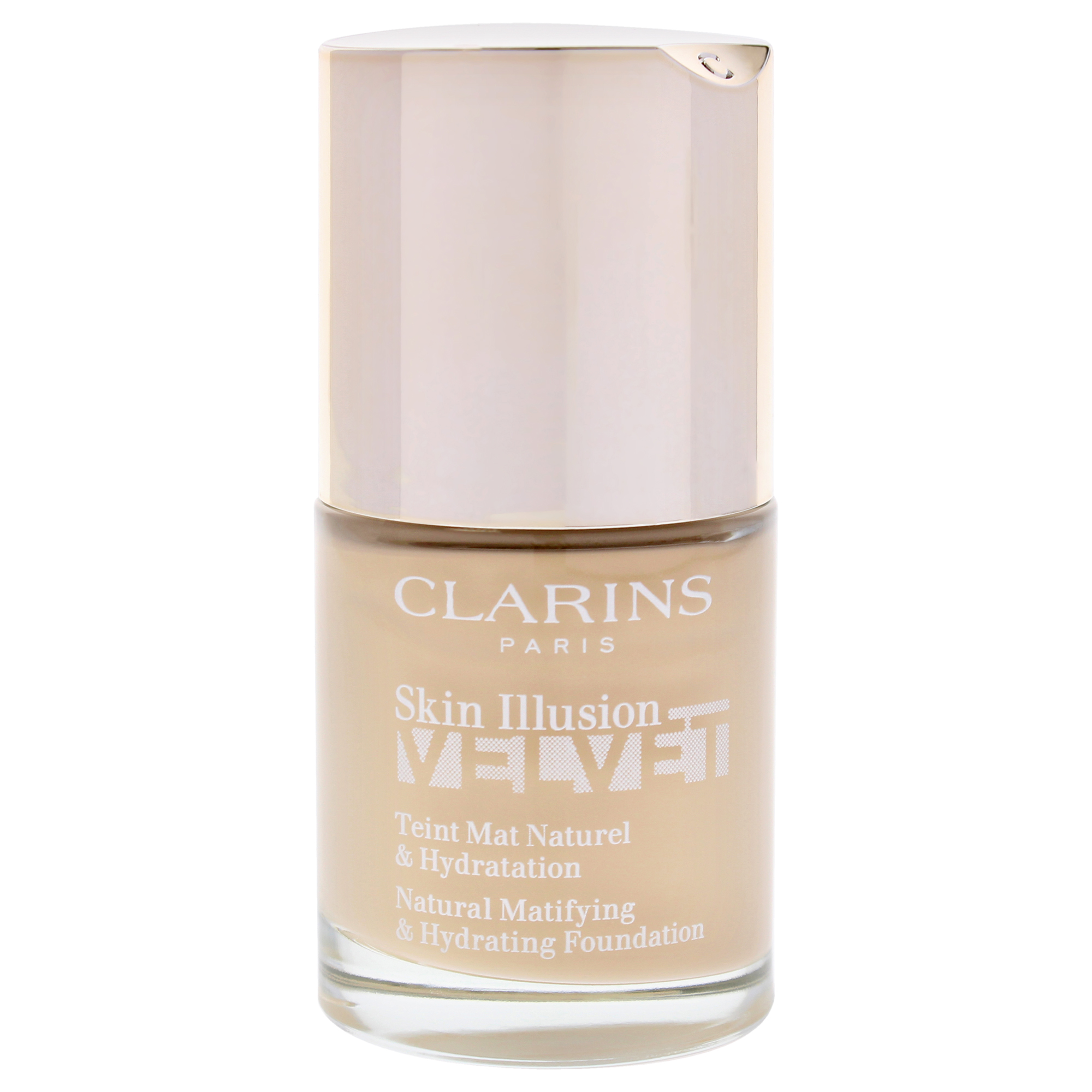Skin Illusion Velvet Foundation - 105N Nude by Clarins for Women - 1 oz Foundation