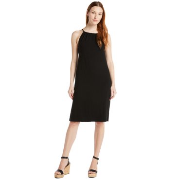 Time and Tru Women's Halter Knit Dress, Sizes XS-XXXL