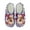 Hohoho Santa Claus, variant on Bedroom Slippers Forest Camo Owl Print Cosy Slippers for Winter Warm Slippers with Non-Skid Sole for Women Men Indoor Outdoor Slip-On House Shoes, 12-13 W/11-12 M
