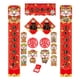 thumbnail image 4 of Kit de decoración para el Año Nuevo Chino del Caballo 2026, coplas, temática del Dios de la Riqueza Fu, pegatinas para ventanas y sobres rojos, caja de regalo., 4 of 8