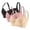 Beige-B, variant on Daiosportswear 3-Pack Underwire Bra for Women Seamless Deep V Adjustable Strap Wireless Push Up Everyday Tshirt Bras Pink-D 46C