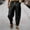 (Casual 57)Black, variant on DayScoop Casual Pants for Men Summer Pants Fashion Drawstring Solid Color Thin Breathable Linen Sport Pocket Trousers