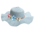 thumbnail image 1 of Sombrero de terre Mujeres Decoración de Flores De Moda Plegable Accesorio Hermoso Lindo Yinane Gorra Derby para mujer, 1 of 8