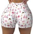 thumbnail image 2 of Picia Cute Poodle Dog Printed Workout Shorts for Women Seamless Scrunch Butt Lifting High Waisted Yoga Gym Booty Running Moisture-wicking Short Pants-, 2 of 9