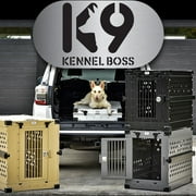 K9 Kennel Boss – صغير – قفص كلاب من الألومنيوم المطلي بالمسحوق وقابل للطي بالكامل ومتين