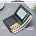 thumbnail image 5 of MUSOIE Mens Slim Bifold Wallet RFID Blocking Leather Front Pocket Wallets for Men with ID Window, 5 of 9