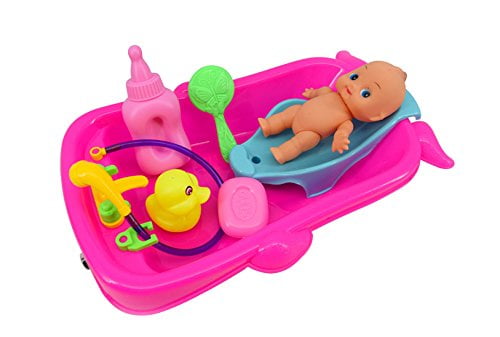 Baby Doll Pretend Play Bath Toys Games 