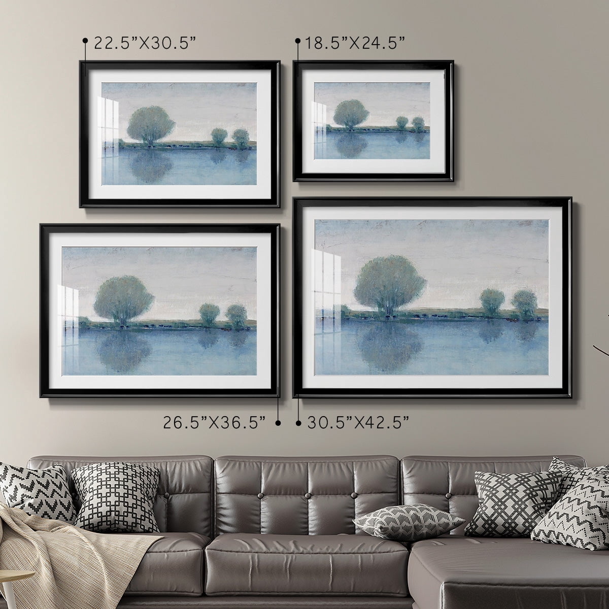 Afternoon Reflection I Premium Framed Print - Ready to Hang