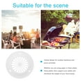 thumbnail image 3 of Paper Plates 10 Pcs BBQ Reusable Plastic Plate Holder Lightweight Round Plate Support for Picnic Barbecue Dinnerware Trays, 3 of 6