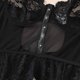 thumbnail image 5 of Gibobby Lencería mujer erótica Sexy sin Lencería de Encaje para Mujer Anillo de Pijama Sexy Sexy Lencería Íntimos de una Pieza Plus Size Mujeres lencería(Negro, M), 5 of 5