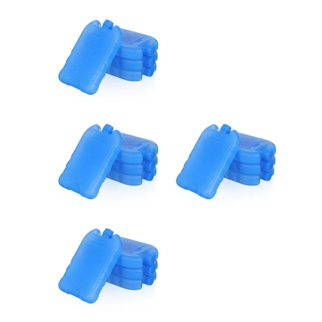 HLONK 16 Pcs Ice Packs For Coolers Freezer Packs Ice Block Cooler Ice Pack Reusable Ice Pack For Lunch Box