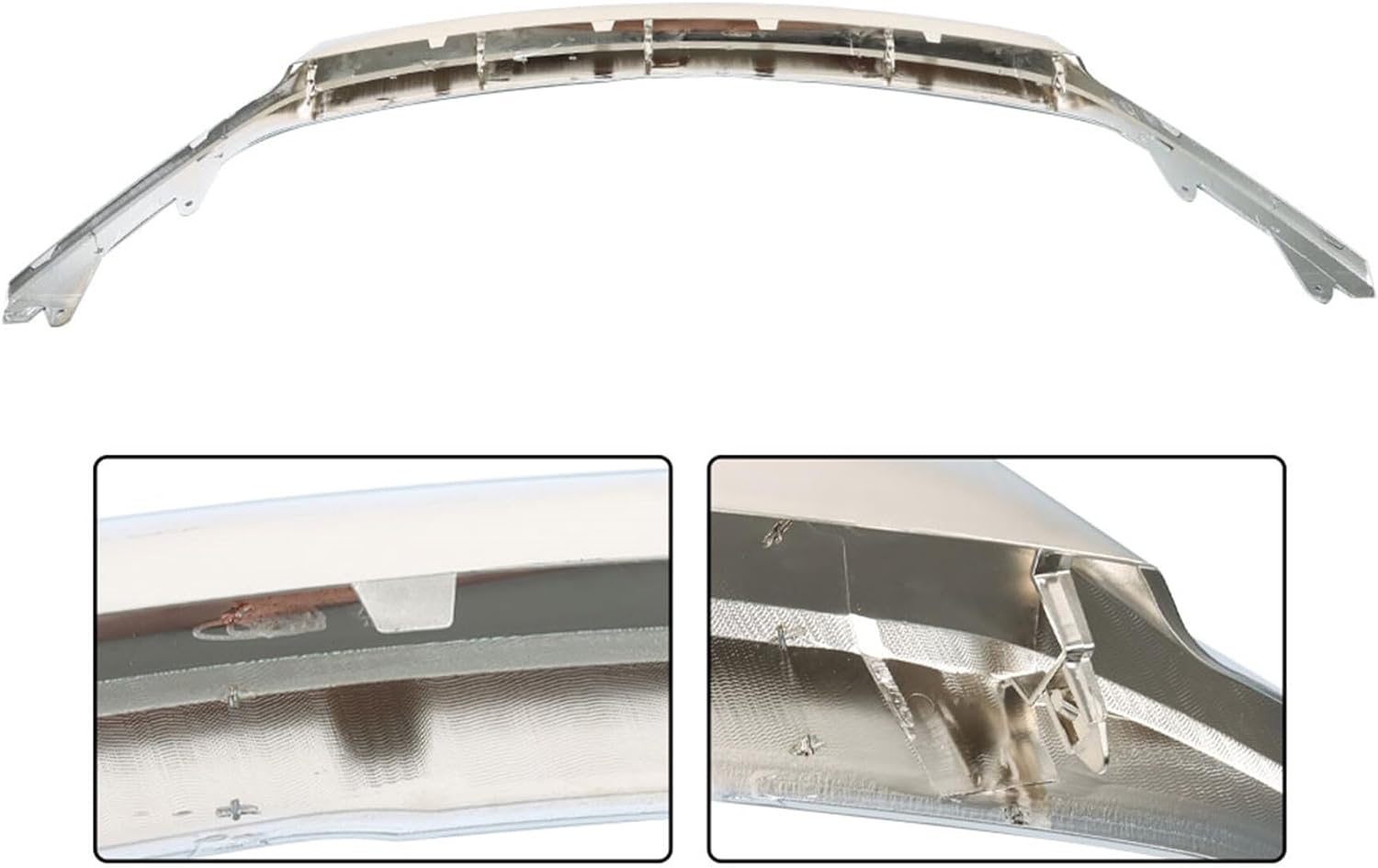 Upper Chrome Grille Molding Trim – For Ford Fusion 2010-2012, Replace AE5Z8200C