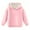 Pink, variant on KAUOD Kids Fleece Lined Hoodies Plain Thick Warm Winter Pullover Sweatshirts Boys Girls Oversized Fuzzy Hoodie Clothes