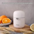 thumbnail image 2 of Kitchen Manual Juicer Fruit Lemon Lime Orange Squeezer, BPA Free Dishwasher Safe, Juicer with Container - Drip-Free Filter Mechanism (Pink), 2 of 5