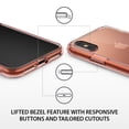 thumbnail image 4 of Ringke for iPhone X [Fusion] Clear Transparent Lightweight Anti-Yellowing Shockproof Heavy Duty - Rose Gold, 4 of 8