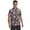 Downpour Gray, variant on Men's Under Armour UPF 50 Dockside Short Sleeve Button-Down Shirt Color: Ivory Dune Size: M