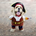 thumbnail image 4 of Disfraz de perro mascota, nueva ropa divertida para mascotas, disfraz de pirata para perro y gato, traje de pirata, ropa de fiesta, ropa para gato y perro, además de sombrero, 4 of 5