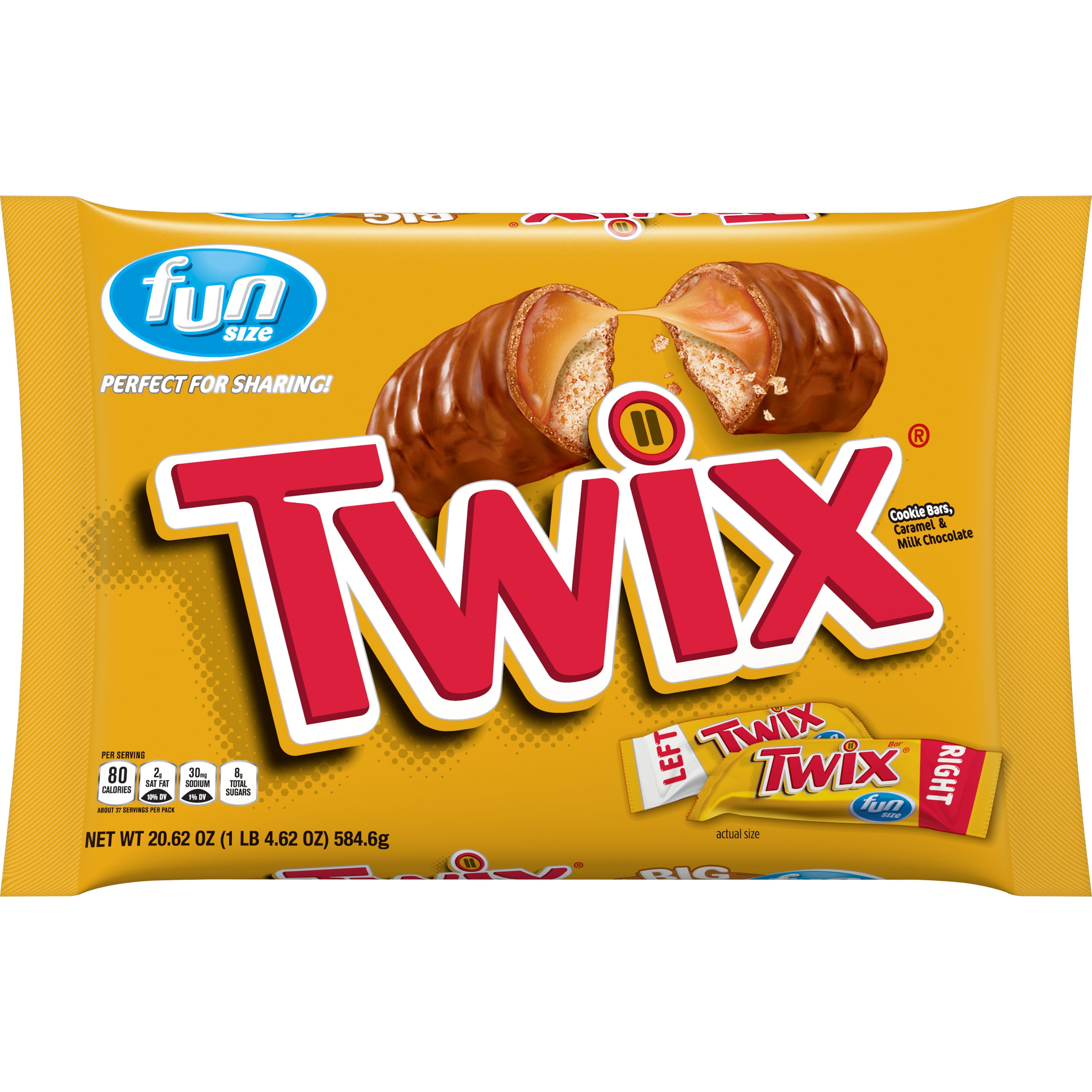 Twix Caramel Halloween Fun Size - 20.62oz/8ct