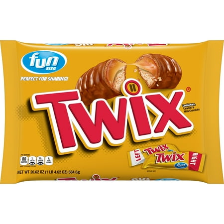 UPC 040000505501 product image for TWIX, Caramel Fun Size Chocolate Cookie Candy Bar, 20.62 oz. Bag | upcitemdb.com
