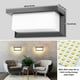 thumbnail image 4 of Luz de pared LED para exteriores de 18W Luz de pared para exteriores impermeable moderna 3000K Lámpara LED blanca cálida Luz de pared IP65 a prueba de agua 1260lm Vhermosa QH-288, 4 of 6