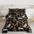 thumbnail image 2 of Manfei Boho Jungle Animal Queen Comforter Set for Child, Squirrel Fox Butterfly Bedding Sets, Rustic Farmhouse Reversible Bedding Comforter Set, Breathable Home Decor, 3pcs, 2 of 8