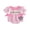 Pink, variant on BemeyourBBs Newborn Baby Girls Summer Clothes Infant Baby Girl Football Outfit Striped Bubble Romper Football Sister Scoccer Letter Embroidery Side Bow Short Sleeve Bodysuit Jumpsuit Playsuit