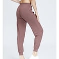 thumbnail image 2 of SWSMCLT Women's High Waisted Pants Jogger Loose Yoga Stretch Comfy Long Joggers Yoga Pants Gym Casual Hiking Brown 8, 2 of 4