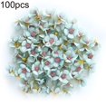 thumbnail image 2 of 100Pcs 2cm Mini Artificial Daisy Flower Head DIY Wedding Holiday Garland Decor, 2 of 10