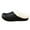 Black, variant on Womens Mens Plush Lined Clogs Unisex Warm Fuzzy Winter Slip on Slippers Comfortable Cushioned Mules Indoor Outdoor Garden Shoes Hot Pink Size 6