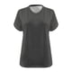 thumbnail image 3 of Camisetas Y Tops de Verano para Mujer, Manga Corta con Cuello en V de Gran Tamaño, Camiseta Deportiva de Base de Verano Sólida, 3 of 4