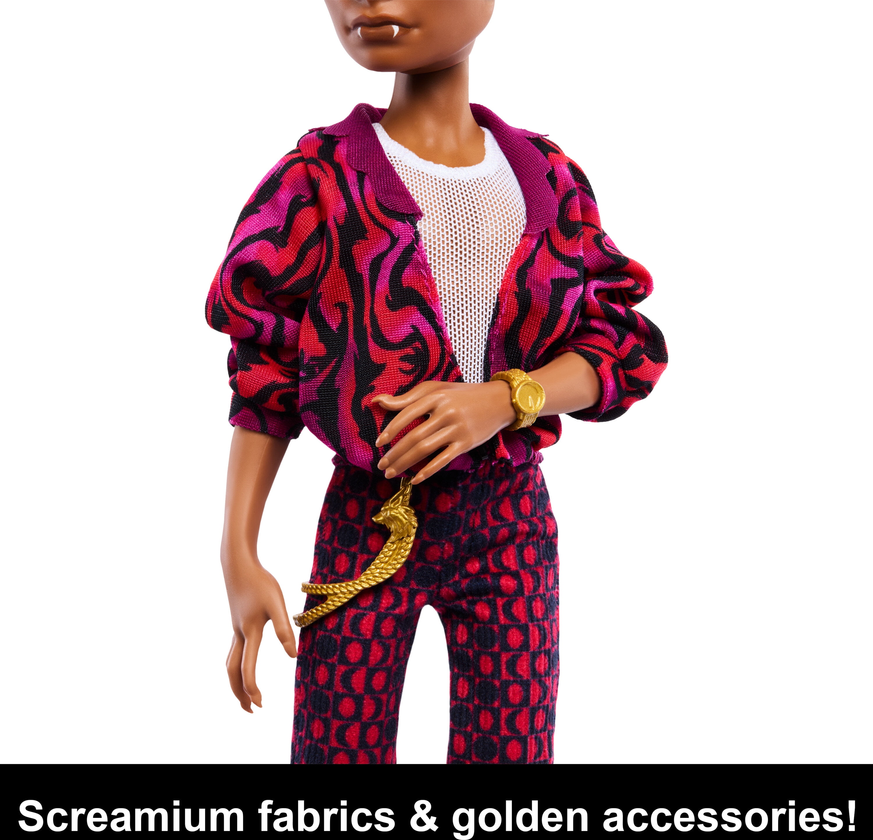Monster High Draculaura and Clawd Wolf Collectible Dolls, Howliday Love Edition Two-Pack