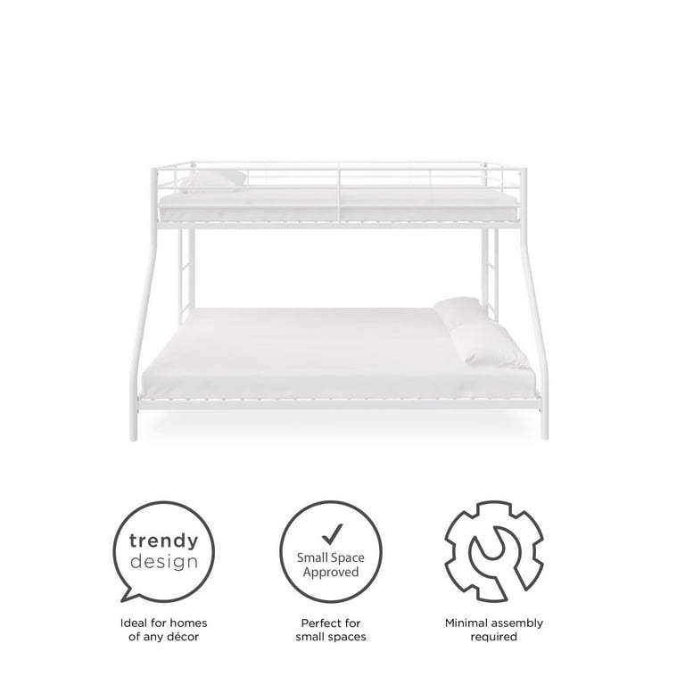 Mainstays Small Space Junior Twin over Full Low Profile