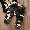 thumbnail image 5 of One opening Toddler Kids Baby Boys Tops T-shirt Camo Pants 2Pcs Outfits Set Clothes 0-5T, 5 of 5