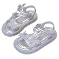 thumbnail image 2 of Kureaily Fashionable Shoes With Soft Soles For Kids/ Size 10,10(Silver), 2 of 5