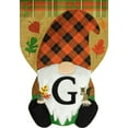 thumbnail image 3 of Briarwood Lane Fall Gnome Burlap Monogram Letter G Garden Flag, 3 of 4