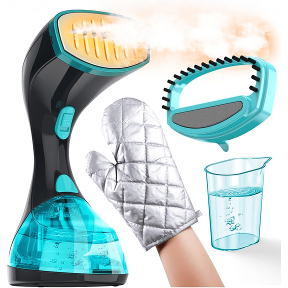 15S Fast Heat-Up and 1800W Powerful Steamer for Clothes with 3 Modes and 300Ml W