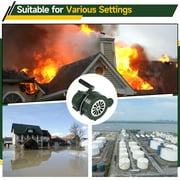 120dB Hand Crank Siren - Emergency Survival Gear, Portable Manual Safety Alarm for Storms & Outdoor Warning with Loud Horn